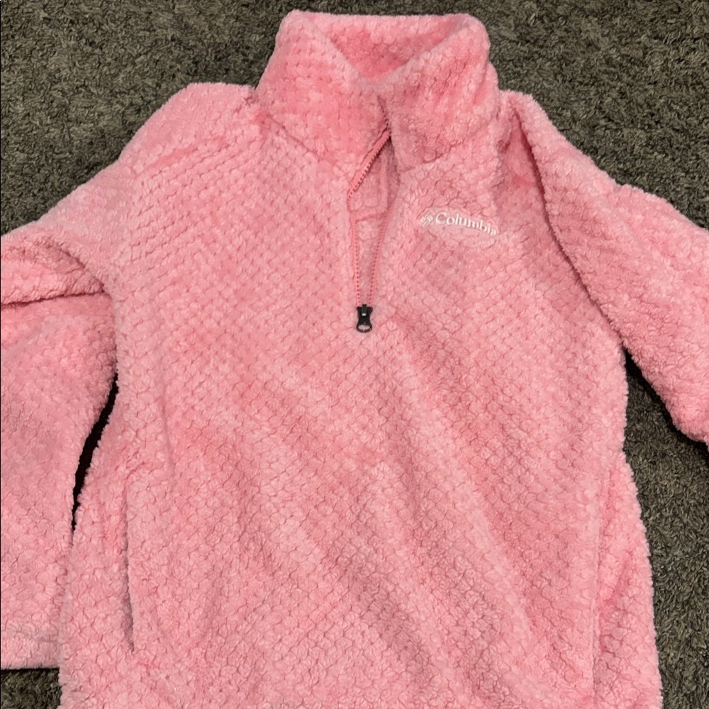 Columbia Soft Pink Textured Pullover